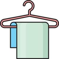handdoek hanger vectorillustratie op een background.premium kwaliteit symbolen.vector iconen voor concept en grafisch ontwerp. vector