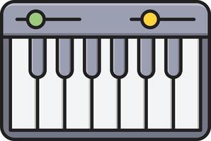 piano vectorillustratie op een background.premium kwaliteit symbolen.vector iconen voor concept en grafisch ontwerp. vector