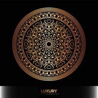 luxe mandala achtergrond, decoratief achtergrond met een elegant mandala ontwerp vector