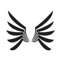 vleugel icoon logo ontwerp illustratie vector