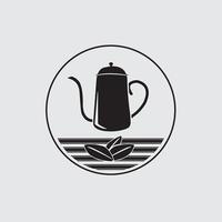 koffie winkel logo embleem vector modern