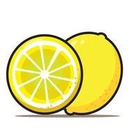 vers citroen fruit illustratie vector, illustrator eps 10 vector