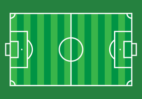 Voetbalveld Vector