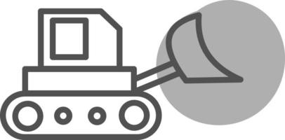 bouw machines, illustratie, vector, Aan een wit achtergrond. vector