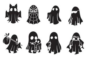 halloween geest illustratie vector reeks