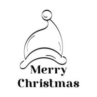 wijnoogst vakantie icoon. hand- getrokken schets Kerstmis illustratie. vector element voor Kerstmis ontwerp