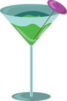 cocktail, illustratie, vector Aan wit achtergrond.