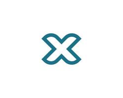 X logo ontwerp vector sjabloon