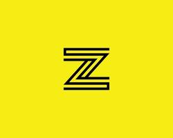 z logo ontwerp vector sjabloon