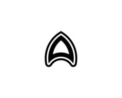 een aa brief logo ontwerp vector sjabloon