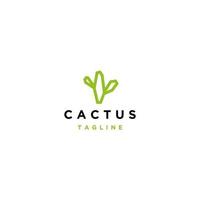 cactus logo vector icoon ontwerp sjabloon
