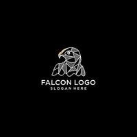 valk logo ontwerp icoon sjabloon vector