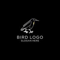 vogel logo vector icoon ontwerp templat