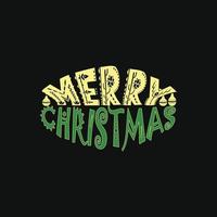 vrolijk Kerstmis vector t-shirt sjabloon. vector grafiek, Kerstmis t-shirt ontwerp. kan worden gebruikt voor afdrukken mokken, sticker ontwerpen, groet kaarten, affiches, Tassen, en t-shirts.