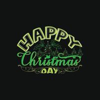 gelukkig Kerstmis dag vector t-shirt sjabloon. vector grafiek, Kerstmis t-shirt ontwerp. kan worden gebruikt voor afdrukken mokken, sticker ontwerpen, groet kaarten, affiches, Tassen, en t-shirts.