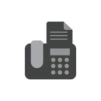 fax machine logo sjabloon vector icoon ontwerp