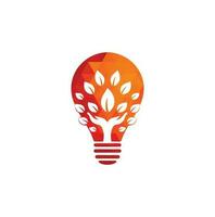 hand- boom lamp vorm concept logo ontwerp. natuurlijk producten logo. vector