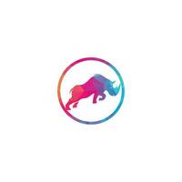 neushoorn logo vector ontwerp. neushoorns logo voor sport club of team. boos neushoorn logo