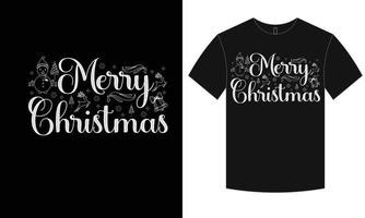 kerst t-shirt ontwerp vector