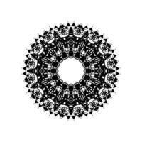 elegant vector ronde ornament in de stijl van baroog. abstract traditioneel patroon met oosters elementen