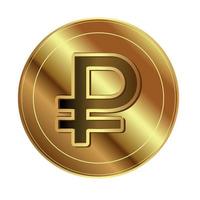 bitcoin goud munt 2 vector