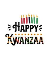 kwanzaa logo vector t-shirt ontwerp