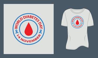 wereld diabetes dag vector ontwerp