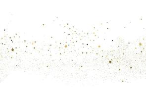 licht gouden glitter confetti textuur vector