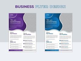 modern bedrijf folder of brochure Hoes lay-out ontwerp sjabloon. vector