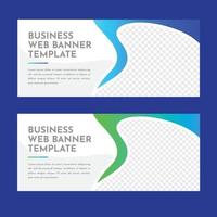 bedrijf zakelijke web banners vector