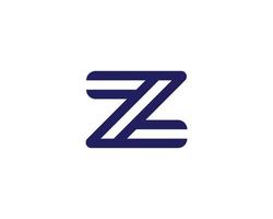 z zz logo ontwerp vector sjabloon