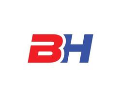 bh hb logo ontwerp vector sjabloon