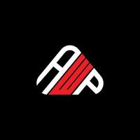 awp brief logo creatief ontwerp met vector grafisch, awp gemakkelijk en modern logo in driehoek vorm geven aan.