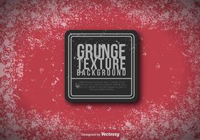 Rode Grungy Achtergrond - Vector Sjabloon