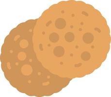 platte cookie-pictogram vector