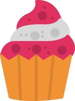 muffin platte pictogram vector