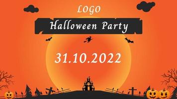 halloween festival achtergrond voor Plakken tekst versieren de plaats meer vector