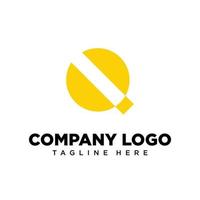 logo ontwerp brief q geschikt voor bedrijf, gemeenschap, persoonlijk logo's, merk logos vector