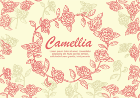 Camellia Flower Illustration vector