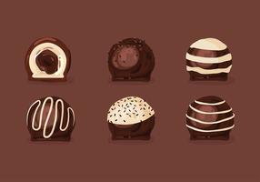 Toffee Set Gratis Vector