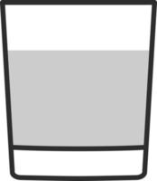 cognac glas, illustratie, Aan een wit achtergrond. vector