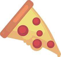 pizza plak, illustratie, vector Aan wit achtergrond