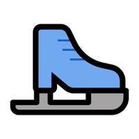 ijs hockey schoenen icoon vector