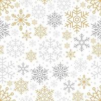 sneeuwvlokken naadloos patroon vector