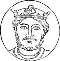 richard i, wijnoogst illustratie vector