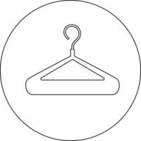 wit kleding hanger, illustratie, vector Aan wit achtergrond.