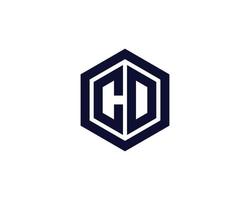 CD dc logo ontwerp vector sjabloon