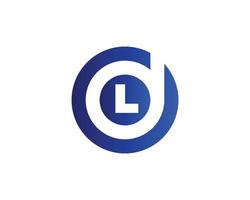 dl ld logo ontwerp vector sjabloon