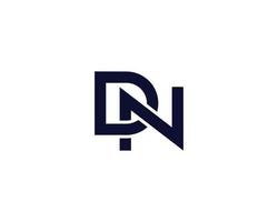 dn nd logo ontwerp vector sjabloon