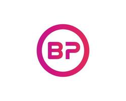 bp pb logo ontwerp vector sjabloon
